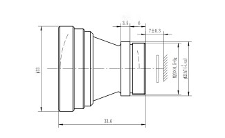 40mm f/1.6 Athermalized Lenses for LWIR Thermal Imaging Camera